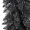 4ft. Pre-Lit Black Artificial Alpine Pencil Christmas Tree, Clear Lights